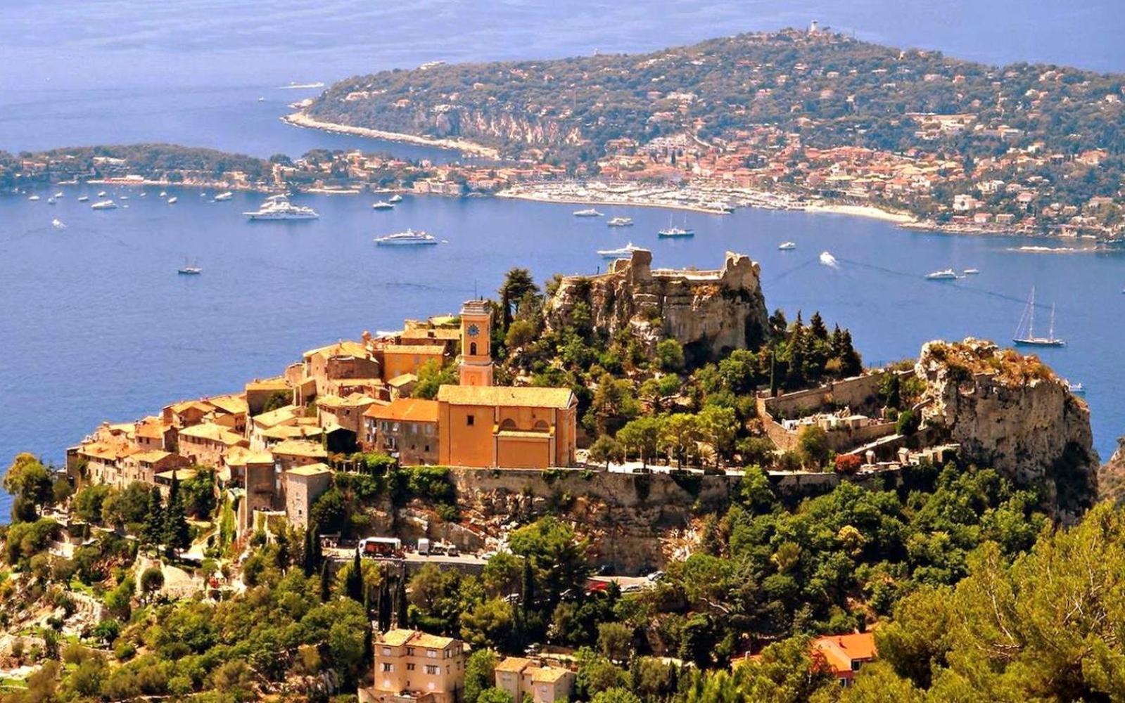 Eze - Appartement Dans Bas De Villa Avec Piscine Pres De Monaco Bagian luar foto